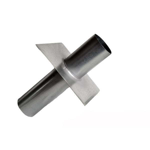Dachdurchführung für Wickelfalzrohr NW 355 mm 0° - 45° zweiseitig 40°