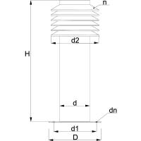 Ansaugs&auml;ule V2A Edelstahl EWT Ansaugturm...