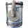 Drosselklappe aus verzinktem Stahlblech, mit Dichtung, &Oslash;250 mm, f&uuml;r L&uuml;ftungsrohr