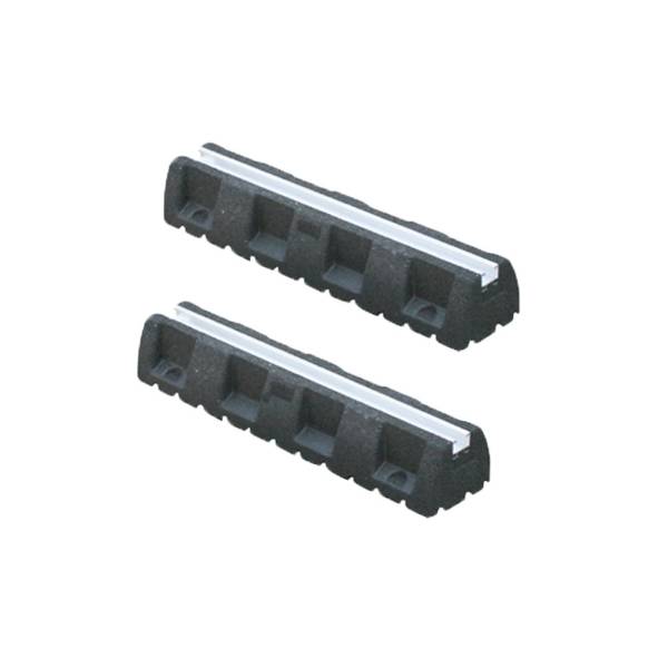 Big Foot Dämpfungssockel (Antivibration), 2-er Set, mit Moosgummidichtung und C-Profil, 600 mm, für Klimaanlagen