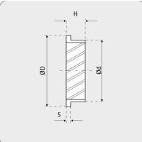 Wetterschutzgitter rund m. Vogelschutzgitter 150mm