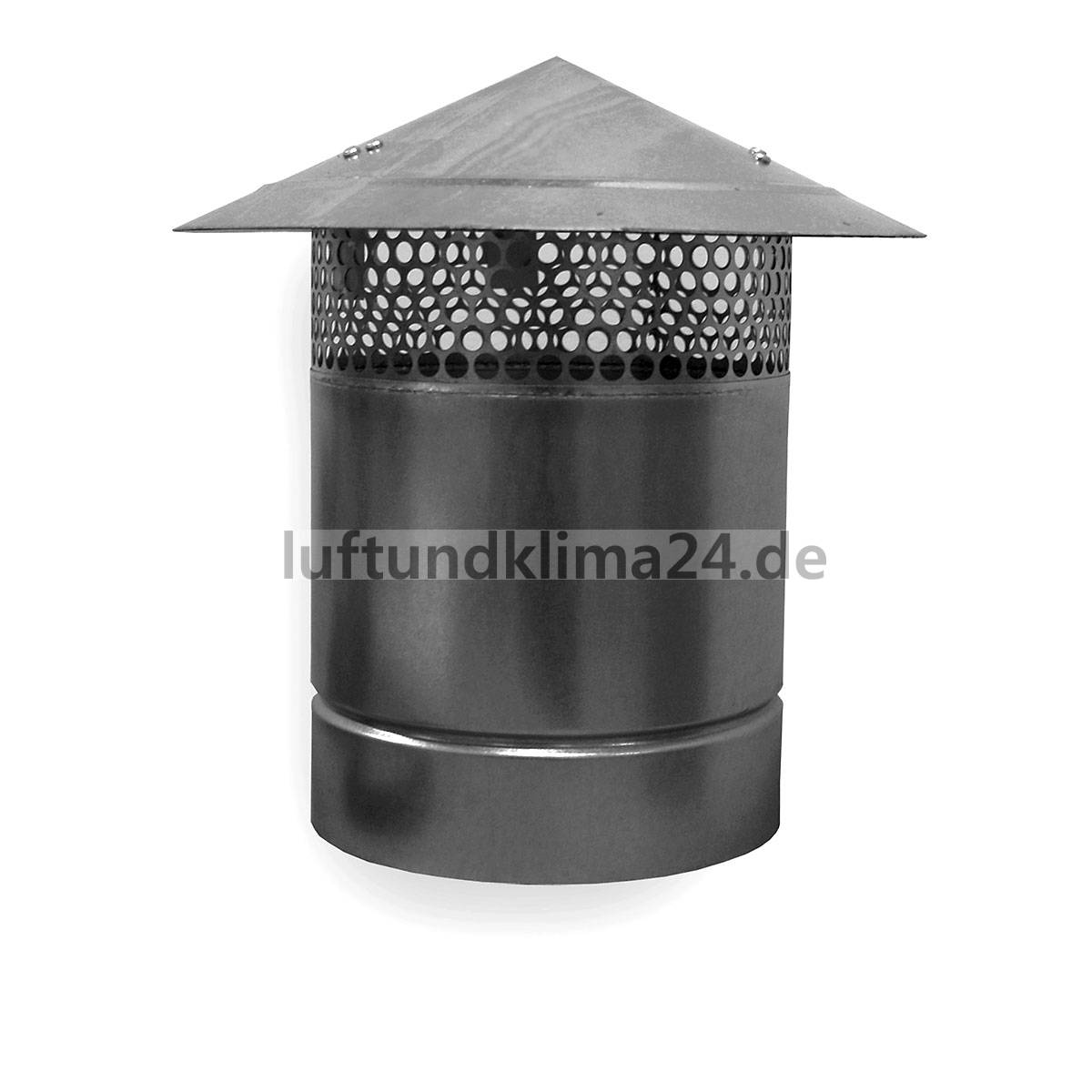 Regenhaube mit Lamellenkopf 450 mm - Reuter EW-BLUE