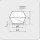 Deflektorhaube rund mit Drahtgitter NW355 mm