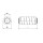 Rohrschalld&auml;mpfer aus verzinktem Stahlblech, mit Dichtung, &Oslash; 250 mm, D&auml;mmung 50 mm, 1 m (L), f&uuml;r L&uuml;ftungsrohr