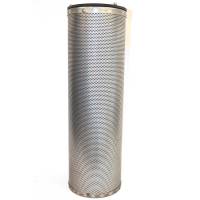 Aktivkohlefilter aus verzinktem Stahlblech, mit oder ohne Aufnahmerahmen, &Oslash;145 x 450 / 160 x 400 mm  (Set)