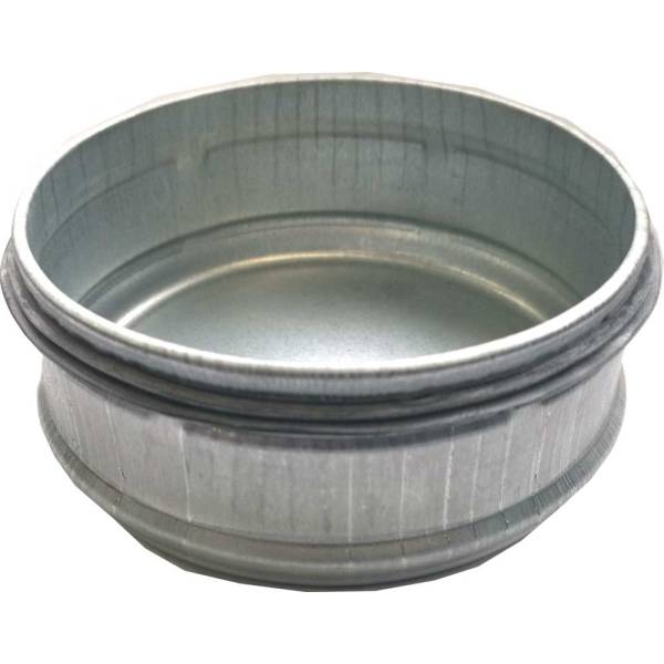 Enddeckel aus verzinktem Stahlblech, mit Dichtung, &Oslash; 315 mm