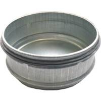 Enddeckel aus verzinktem Stahlblech, mit Dichtung, &Oslash; 315 mm