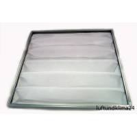 3/4 Taschenfilter F7, 490 x 592 x 600 mm, Lüftung