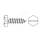 DIN7976 Blechschraube A2 A 4,9x13 mm