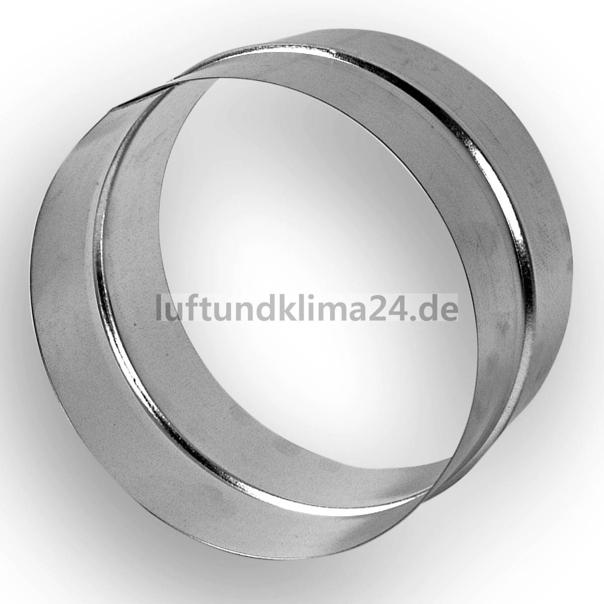 Verbinder für Wickelfalzrohr Verbindungsstück Nippel 100mm Steckverbinder Verbinder für Wickelfalzrohr Verbindungsstück Nippel 100mm Steckverbinder