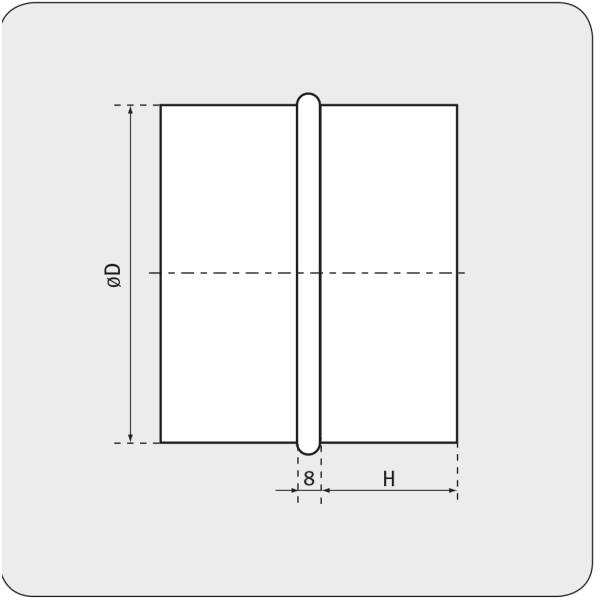 Steckverbinder Verbindungsstück Nippel 300mm Verbinder für Wickelfalzrohr Steckverbinder Verbindungsstück Nippel 300mm Verbinder für Wickelfalzrohr