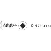 DIN7504 Bohrschraube Blechschraube SQ VERZ SUPER verzinkt
