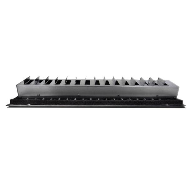 verstellbar Rohreinbau Rundrohr Lüftungsgitter für Wickelfalzrohre 425 x 125mm 