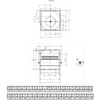 Radialventilator TLZ Radiall&uuml;fter Radialgebl&auml;se L&uuml;fter 250