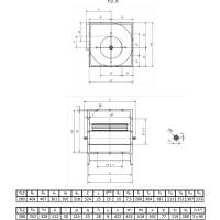 Radialventilator TLZ Radiall&uuml;fter Radialgebl&auml;se L&uuml;fter 280