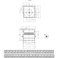 Radialventilator TLZ Radiall&uuml;fter Radialgebl&auml;se L&uuml;fter 450