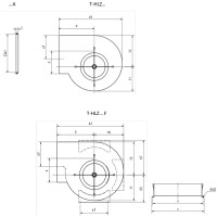 T- HLZ Radialventilator Radiall&uuml;fter Radialgebl&auml;se L&uuml;fter 180