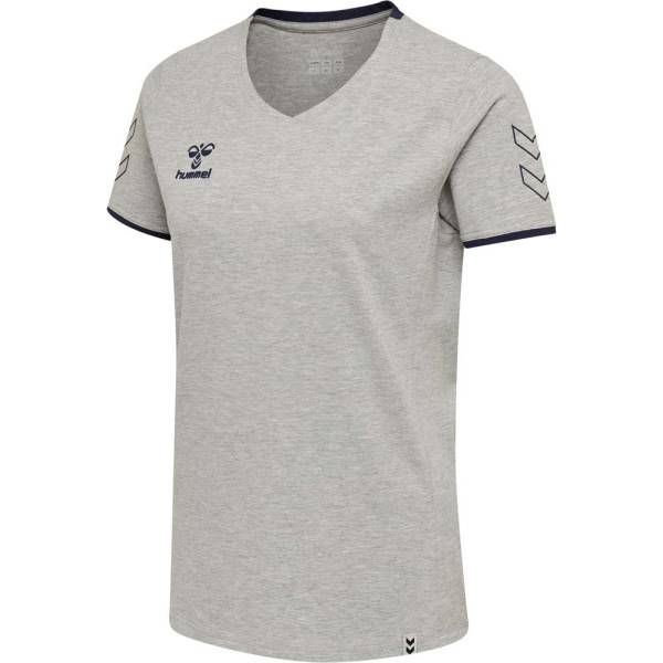 Hummel CIMA Woman T-Shirt Sportshirt Training Fitnessshirt Grey Melange  S