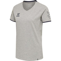 Hummel CIMA Woman T-Shirt Sportshirt Training Fitnessshirt Grey Melange  2XL