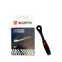 W&uuml;rth Zebra 1/4 ZOLL Abtrieb 6,3mm MINI Bit-Knarre...