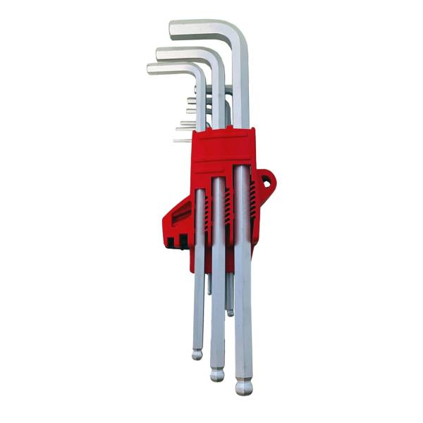 Würth Winkelschraubendreher-Satz Innen-Sechskant 9-teilig + Kugelkopf 