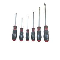 W&uuml;rth Schraubendreher Satz Schraubenzieher Set 6 tlg. Zebra f&uuml;r Metallhandwerk