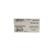 W&uuml;rth Schraubendreher Satz Schraubenzieher Set 6 tlg. Zebra f&uuml;r Metallhandwerk