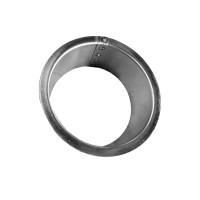 Bundkragen aus Edelstahl, V2A, ohne Dichtung, &Oslash; 300 mm, f&uuml;r Wickelfalzrohr 300