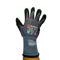 W&uuml;rth Set 6x Schutzhandschuh Gr.10 + Zollstock