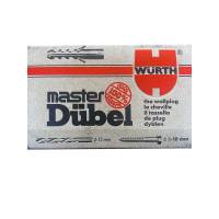 W&uuml;rth Set Master Kunststoff D&uuml;bel 12x60mm f&uuml;r &Oslash; 8 / 10 Schrauben 25St&uuml;ck + Zollstock
