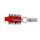 W&uuml;rth Set Bit-Set mit Metall-G&uuml;rtelclip 17-teilig; 1/4&quot; Aufnahme + Zollstock