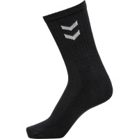 Hummel 3-Pack Basic Socken Schwarz Gr. 41-45