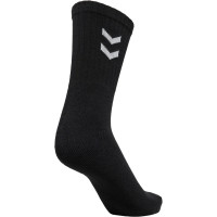 Hummel 3-Pack Basic Socken Schwarz Gr. 41-45