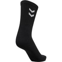 Hummel 3-Pack Basic Socken Schwarz Gr. 36-40