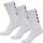 Hummel Fundamental 3-Pack Basic Socken Wei&szlig; Gr. 41-46