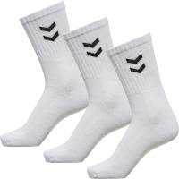 Hummel 3-Pack Basic Sock Weiß Gr. 41-45