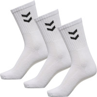 Hummel  3-Pack Basic Socken Wei&szlig; Gr. 36-40