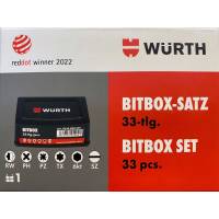 W&uuml;rth SET Bitbox Satz 33teilig + Zollstock