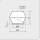 Deflektorhaube rund mit Drahtgitter NW630 mm