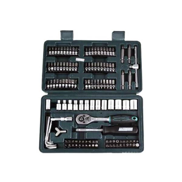 Brüder Mannesmann 130-teiliges Bit- und Steckschlüssel-Set