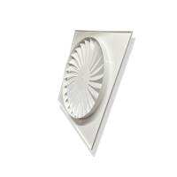 Drallauslass RAL9016 Deckendurchlass eckig 625x625 mm