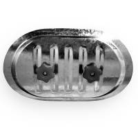 Revisionsdeckel für Rohr aus verzinktem Stahlblech, Ø 76-85 mm