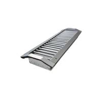 Lüftungsgitter zweireihig 825 x125mm für Rohreinbau Wickelfalzrohr DN 160-900 SGR