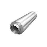 SONDERPOSTEN: Rohrschalldämpfer aus verzinktem Stahlblech, Ø 80-355 mm, verschiedene Dämmungen und Längen, für Lüftungsrohr
