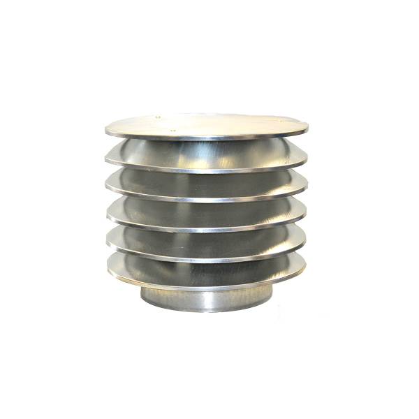 Lamellenhaube rund NW 500mm Zu- und Abluft
