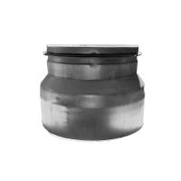 Reduzierung Nippel/ Muffe, stahl verzinkt mit EPDM Lippendichtung