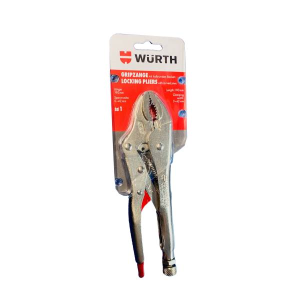 Würth Gripzange mit halbrunden Backen Länge: 190 mm