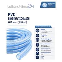 PVC Wasserschlauch Luftschlauch Gewebeschlauch 30 Meter...