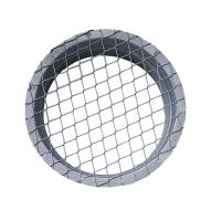 Muffe mit Schutzgitter für Formteile aus verzinktem Stahlblech, Ø 315 mm,